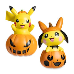 Pichu & Pikachu Halloween Garden Statue Bundle