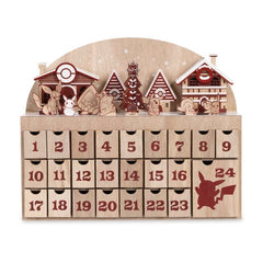 Pikachu, Fuecoco & Friends Pokémon Holiday Wood Countdown Calendar