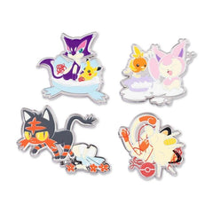 Litten's Playhouse Pokémon Pins (4-Pack)