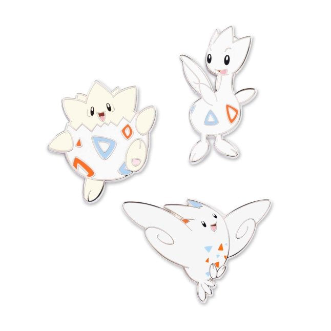 Togepi, Togetic & Togekiss Pokémon Pins (3-Pack)