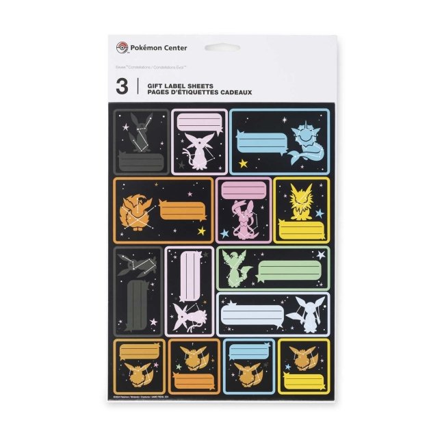 Eevee Constellations Gift Labels (3 Sheets)