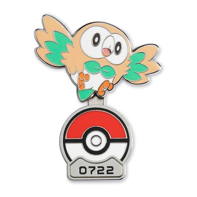 Rowlet Pokémon Gallery Pin