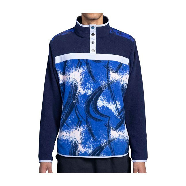 Lugia Pokémon Fleece Quarter-Snap Pullover Jacket - Men