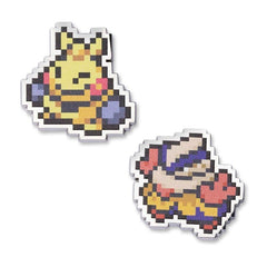 Makuhita & Hariyama Pokémon Pixel Pins (2-Pack)