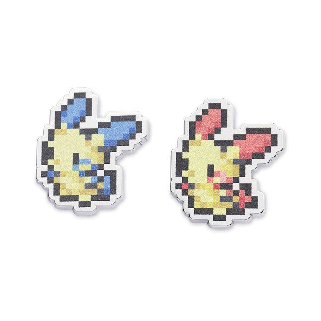 Plusle & Minun Pokémon Pixel Pins (2-Pack)