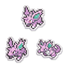 Nidoran (Male), Nidorino & Nidoking Pokémon Pixel Pins (3-Pack)