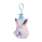 Wigglytuff Fancy Spring Plush Key Chain