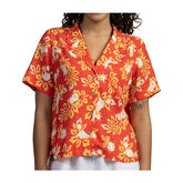 Ampharos & Friends Pokémon Tropical Button-Up Shirt - Women