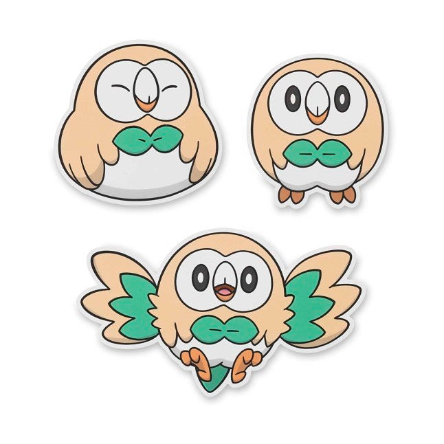 Rowlet Stickers (3-Pack)