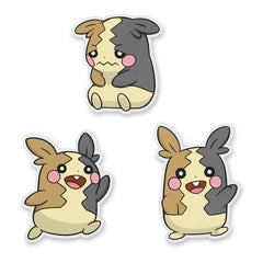 Morpeko (Full Belly Mode) Stickers (3-Pack)