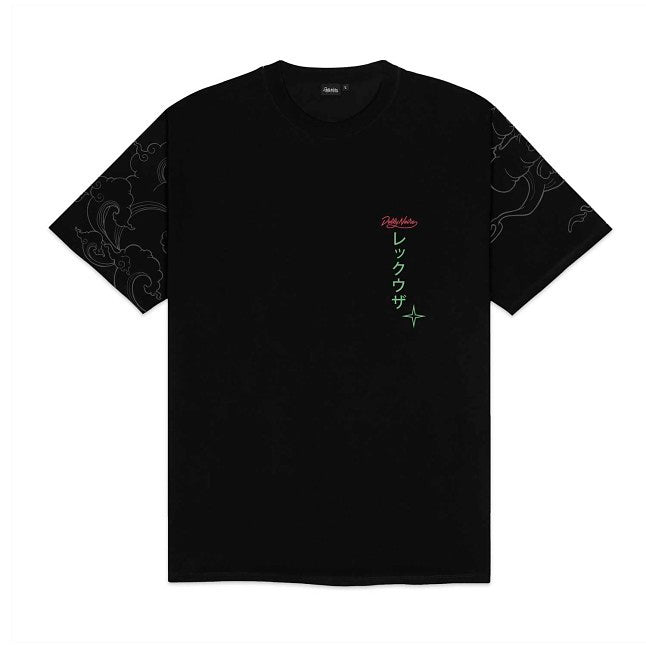 Pokémon × Dolly Noire: Rayquaza Black T-Shirt - Adult
