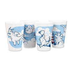Pikachu, Dragonite, Ampharos & Pelipper Pokémon Summer Cups (4-Pack)