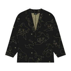 Pokémon × Dolly Noire: Jirachi Black Cardigan - Adult