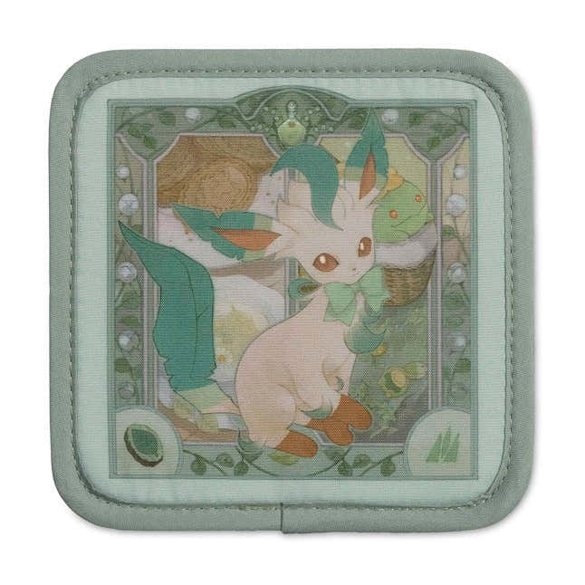 Eevee Collection: Leafeon Fabric Coaster