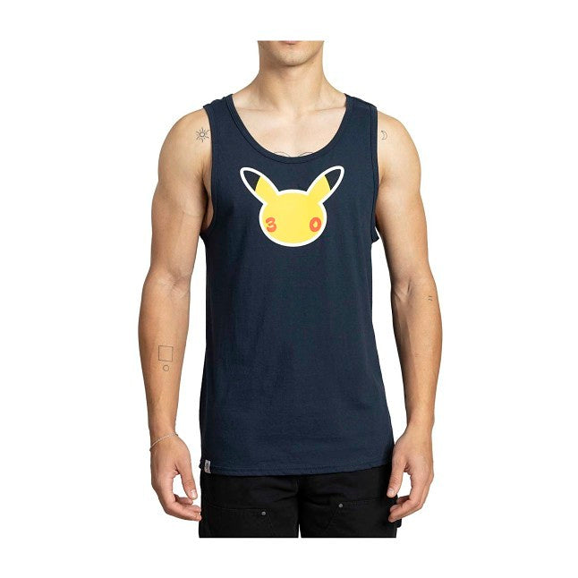 Pokémon 30th Celebration Navy Tank Top - Adult