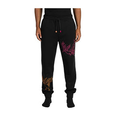 Moltres & Galarian Moltres Black Fleece Jogger Pants - Adult