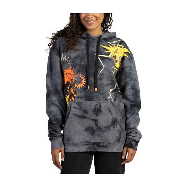 Zapdos & Galarian Zapdos Black Pullover Hoodie - Adult