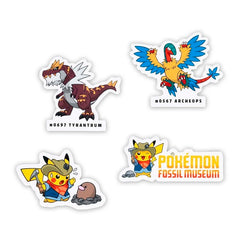 Pokémon Fossil Museum: Stickers (4-Pack)