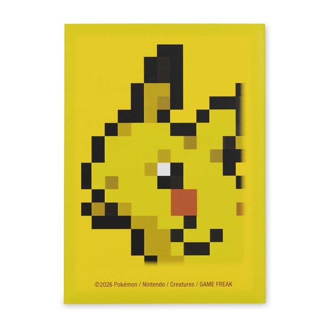 Pokémon TCG: Pikachu Pixel Card Sleeves (65 Sleeves)