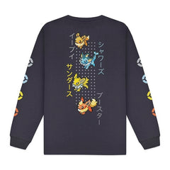 Pokémon × Dolly Noire: Pixel Eevee Long-Sleeve T-Shirt - Adult