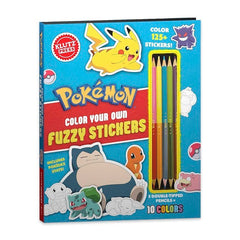 Pokémon Color Your Own Fuzzy Stickers