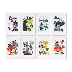 Pokémon Region Tour Posters (8-Pack)