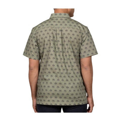 Wooloo Olive Short-Sleeve Button-Up Shirt - Adult