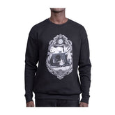 Zorua Pokémon Center × Vic Lee: Pokémon Scary Stories Black Oversize Drop-Shoulder Crew Neck Sweatshirt - Adult
