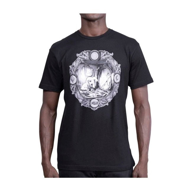 Mimikyu Pokémon Center × Vic Lee: Pokémon Scary Stories Black Relaxed Fit Crew Neck T-Shirt - Adult