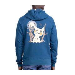 Mimikyu Pokémon Spooky Celebration Blue Zip-Up Hoodie - Adult