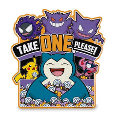 Snorlax Pokémon Spooky Celebration Metal Door Sign