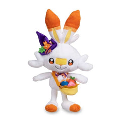 Scorbunny Pokémon Pumpkin Celebration Poké Plush - 9 ¾ In.