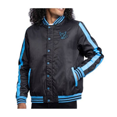 Articuno Pokémon Jackets Black Insulated Snap-Down Jacket - Adult