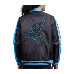 Articuno Pokémon Jackets Black Insulated Snap-Down Jacket - Adult