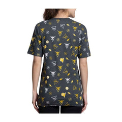 Team Instinct Pokémon GO Teams Allover-Print Relaxed Fit Crew Neck T-Shirt - Adult