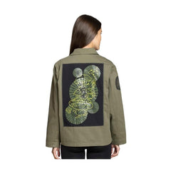 Pikachu, Shiinotic & Friends Pokémon Nature: Fall Green Utility Jacket - Women
