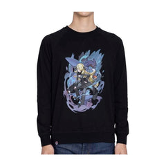Cynthia Pokémon Trainers Black French Terry Crew Neck Sweatshirt - Adult