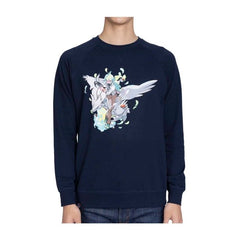 N Pokémon Trainers Midnight Navy French Terry Crew Neck Sweatshirt - Adult