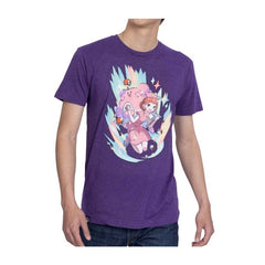 Pokémon Center Lady Pokémon Trainers Purple Relaxed Fit Crew Neck T-Shirt - Adult