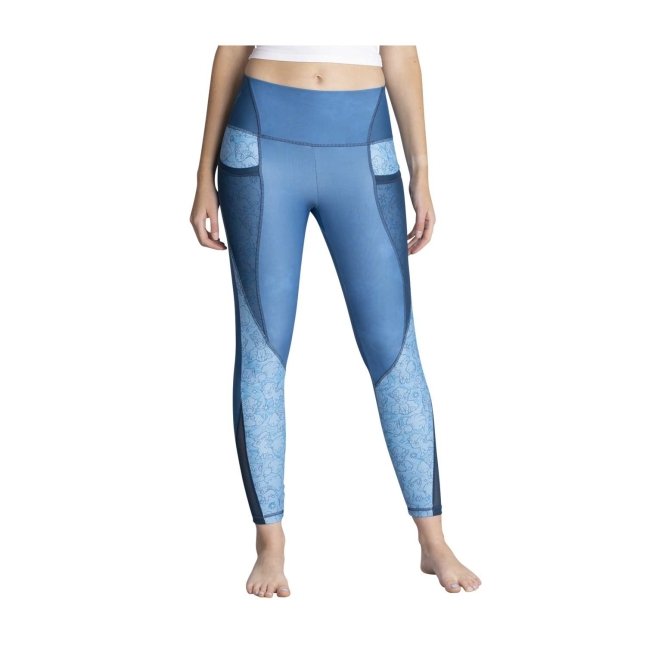 Alolan Vulpix Blue 7/8 Length Leggings - Adult