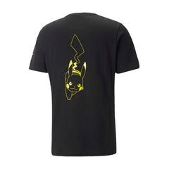 PUMA × Pokémon: Pikachu Puma Black Jersey T-Shirt - Adult