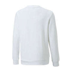 PUMA × Pokémon: Pikachu Puma White French Terry Relaxed Crew Neck Sweatshirt - Youth