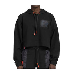 Team Rocket HQ Collection Black Fleece Crop Hoodie - Adult