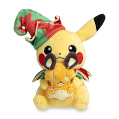 Pikachu & Robot Dedenne Toy Pokémon Holiday Workshop Plush - 8 ¾ In.