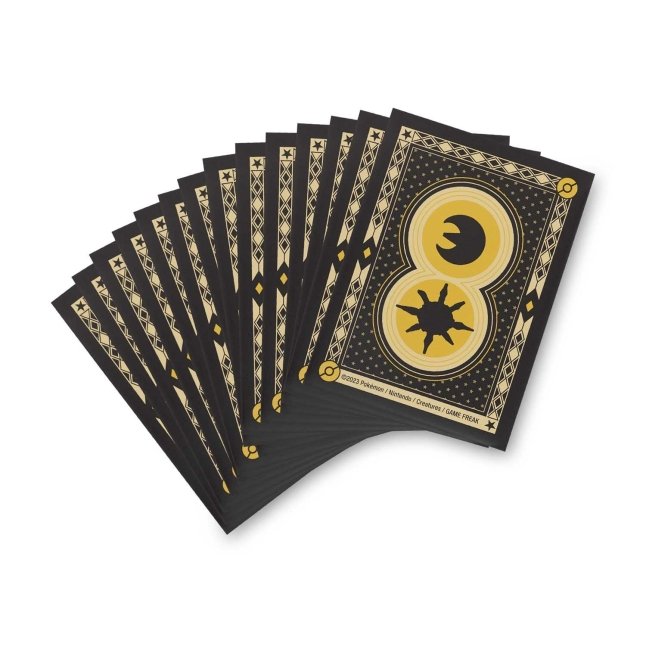 Pokémon TCG: Lunatone & Solrock Eclipse Card Sleeves (65 Sleeves)