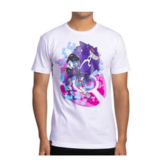 Allister Pokémon Trainers White Relaxed Fit Crew Neck T-Shirt - Adult