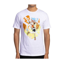 May Pokémon Trainers White Relaxed Fit Crew Neck T-Shirt - Adult