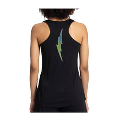 Pikachu Neon Pokémon Active Black, Green & Blue Performance Tank Top - Women