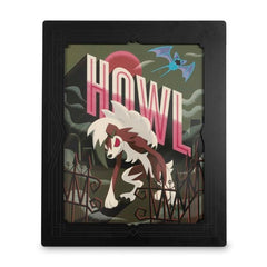 Lycanroc Cinema Scares Metal Wall Art