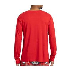 Snorlax Restful in Red Long-Sleeve T-Shirt - Men